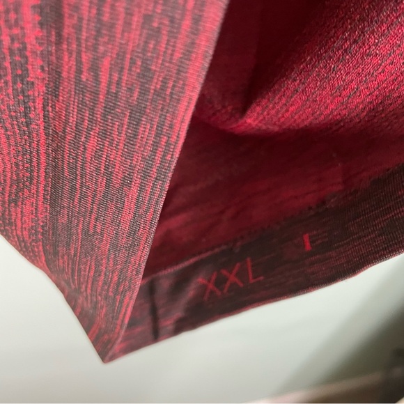 Lululemon Men’s Swiftly Tech Shirt Red Short Sleeve Size XXL 2XL - Picture 2 of 3